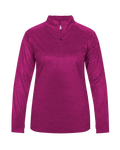 Badger 4173 Women's Tonal Blend 1/4 Zip Pullover Badger