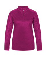 Badger 4173 Women's Tonal Blend 1/4 Zip Pullover Badger