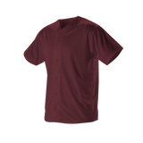 Alleson Adult Full Button Lightweight Baseball Jersey Alleson