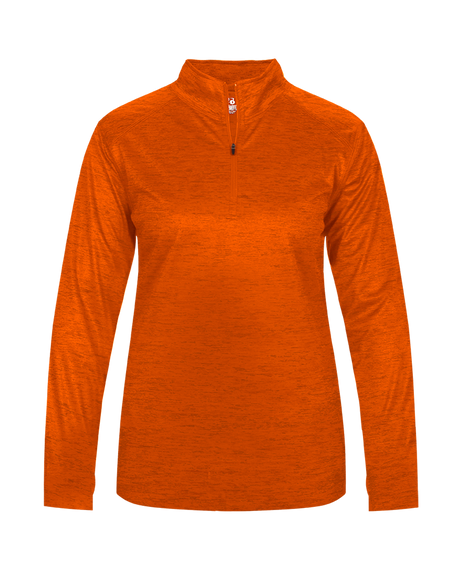 Badger 4173 Women's Tonal Blend 1/4 Zip Pullover Badger