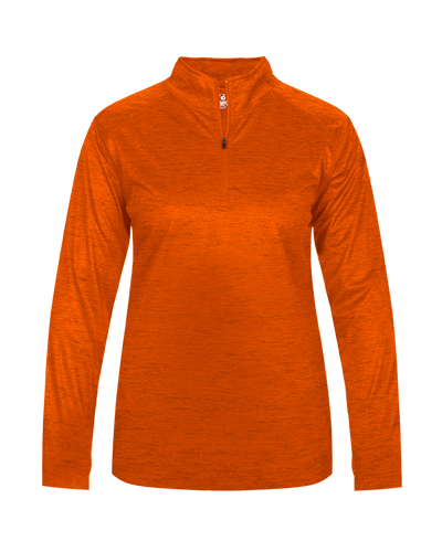 Badger 4173 Women's Tonal Blend 1/4 Zip Pullover