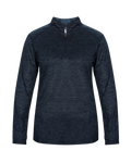 Badger 4173 Women's Tonal Blend 1/4 Zip Pullover Badger
