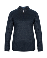 Badger 4173 Women's Tonal Blend 1/4 Zip Pullover Badger