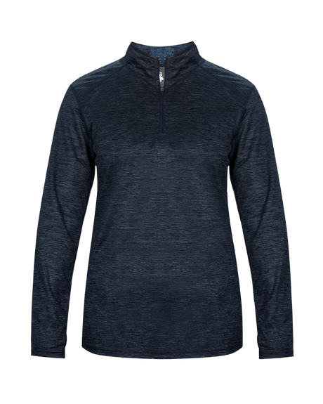 Badger 4173 Women's Tonal Blend 1/4 Zip Pullover Badger