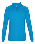 Badger 4173 Women's Tonal Blend 1/4 Zip Pullover Badger