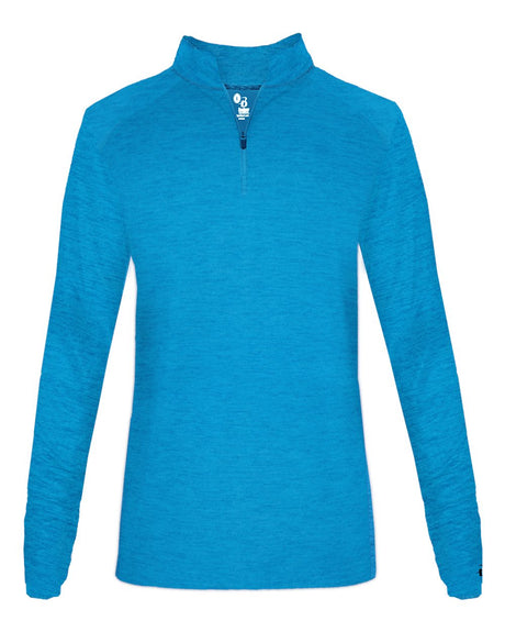 Badger 4173 Women's Tonal Blend 1/4 Zip Pullover Badger
