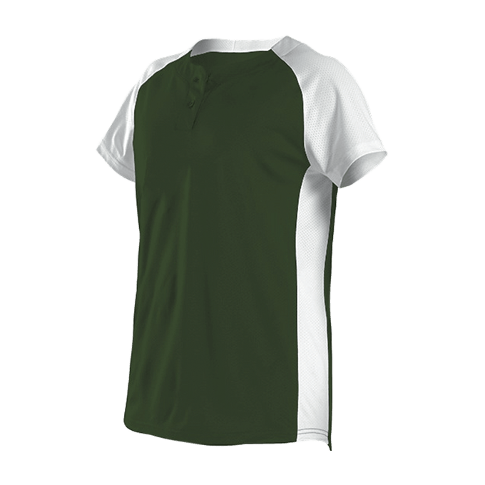 Alleson Women's Two Button Fastpitch Softball Jersey Alleson