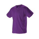 Alleson Adult Full Button Lightweight Baseball Jersey Alleson