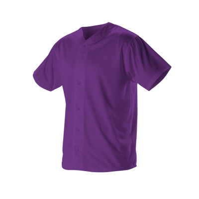 Alleson Adult Full Button Lightweight Baseball Jersey