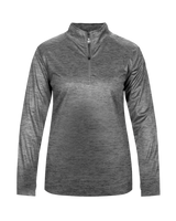 Badger 4173 Women's Tonal Blend 1/4 Zip Pullover Badger