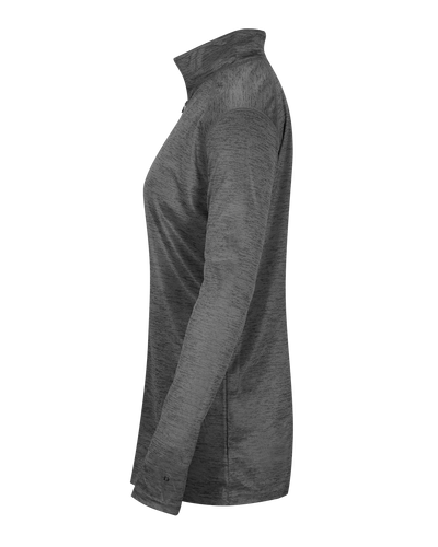 Badger 4173 Women's Tonal Blend 1/4 Zip Pullover