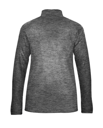 Badger 4173 Women's Tonal Blend 1/4 Zip Pullover