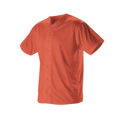 Alleson Adult Full Button Lightweight Baseball Jersey