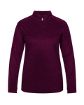 Badger 4173 Women's Tonal Blend 1/4 Zip Pullover Badger