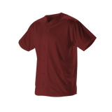Alleson Adult Full Button Lightweight Baseball Jersey Alleson