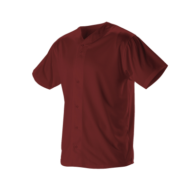Alleson Adult Full Button Lightweight Baseball Jersey