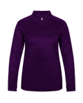 Badger 4173 Women's Tonal Blend 1/4 Zip Pullover Badger