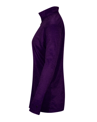 Badger 4173 Women's Tonal Blend 1/4 Zip Pullover