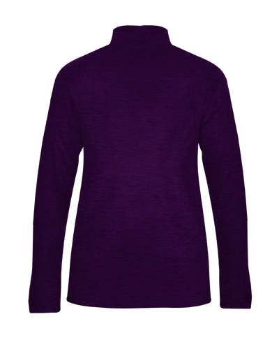 Badger 4173 Women's Tonal Blend 1/4 Zip Pullover