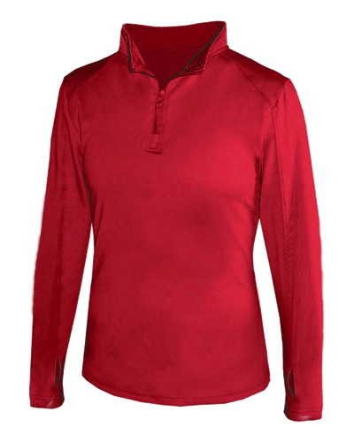 Badger Women's 1/4 Zip Lightweight Pullover