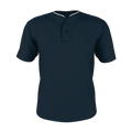 Alleson Youth Two Button Mesh Baseball Jersey With Piping Alleson