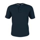 Alleson Youth Two Button Mesh Baseball Jersey With Piping Alleson