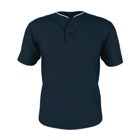 Alleson Youth Two Button Mesh Baseball Jersey With Piping Alleson