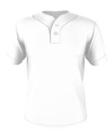 Alleson Youth Two Button Mesh Baseball Jersey With Piping Alleson