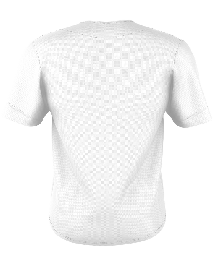 Alleson Youth Two Button Mesh Baseball Jersey With Piping Alleson