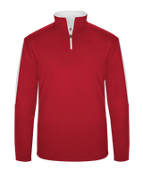 Badger Men's Sideline 1/4 Zip Badger