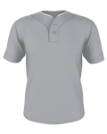 Alleson Youth Two Button Mesh Baseball Jersey With Piping Alleson