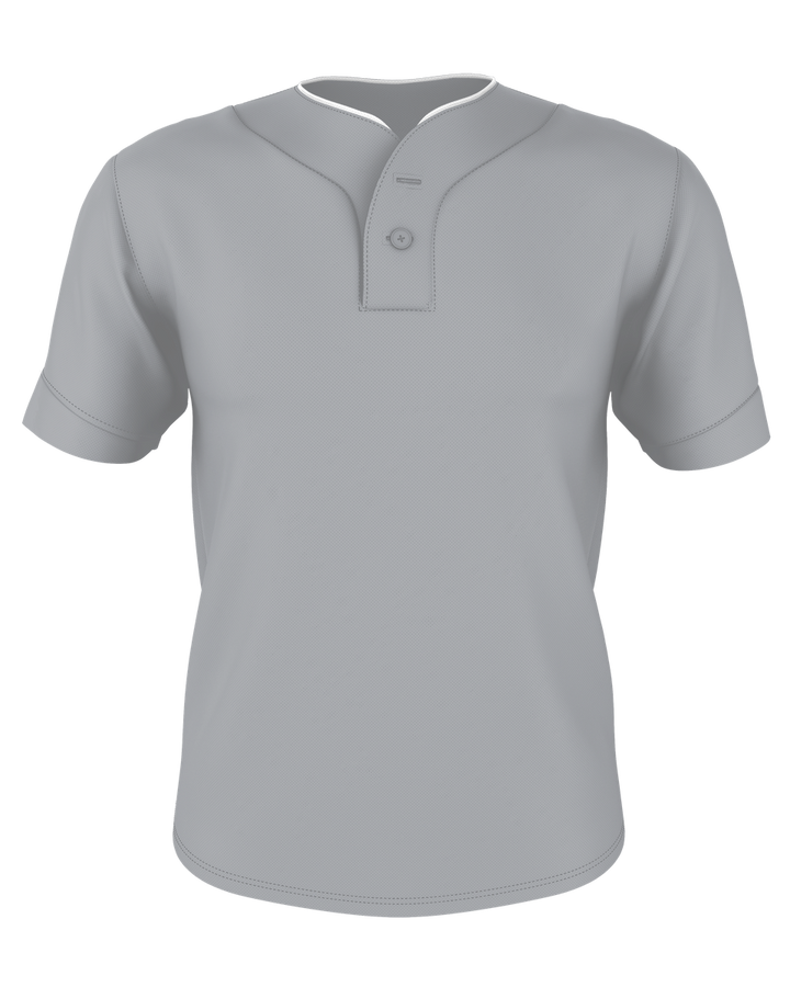 Alleson Youth Two Button Mesh Baseball Jersey With Piping Alleson