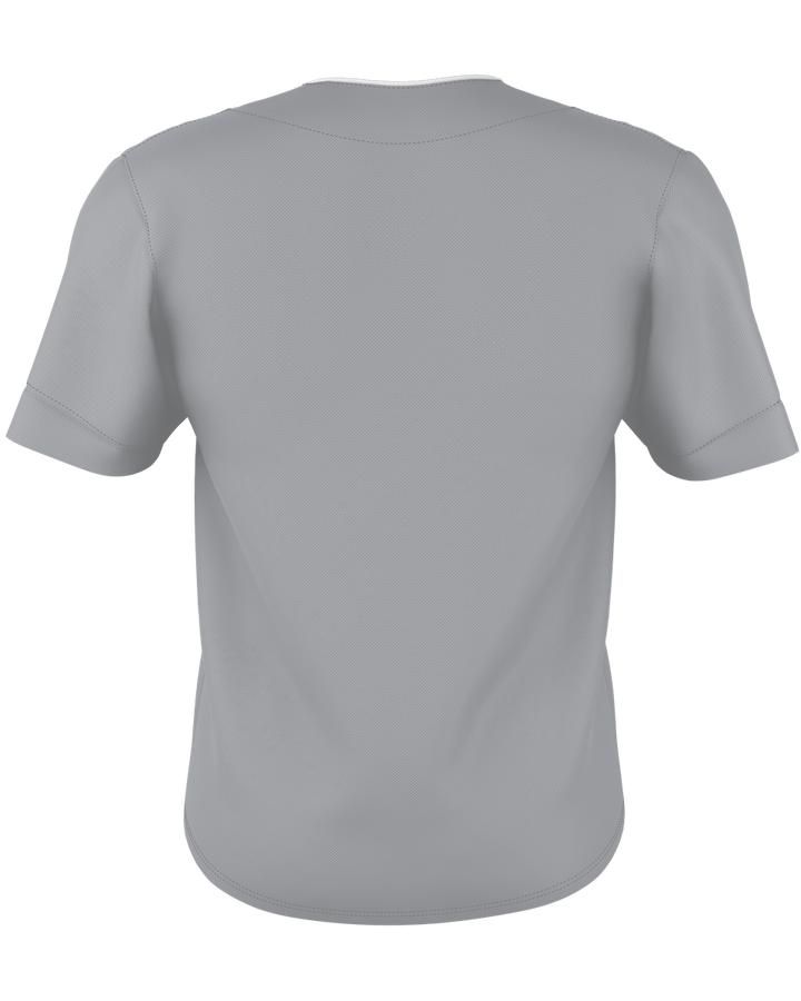 Alleson Youth Two Button Mesh Baseball Jersey With Piping Alleson