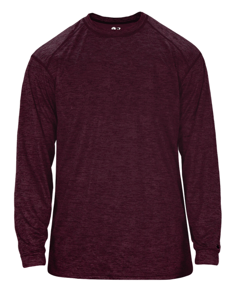 Badger Men's Tonal Blend Long-Sleeve Tee Badger