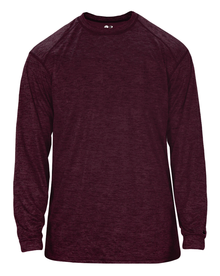 Badger Men's Tonal Blend Long-Sleeve Tee Badger