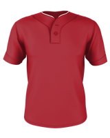 Alleson Youth Two Button Mesh Baseball Jersey With Piping Alleson