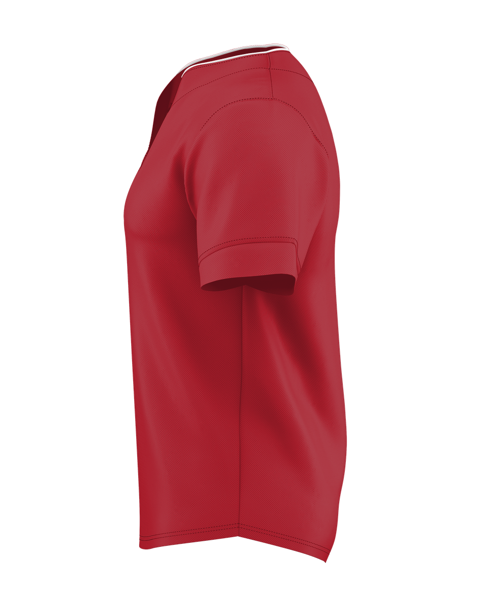 Alleson Youth Two Button Mesh Baseball Jersey With Piping Alleson