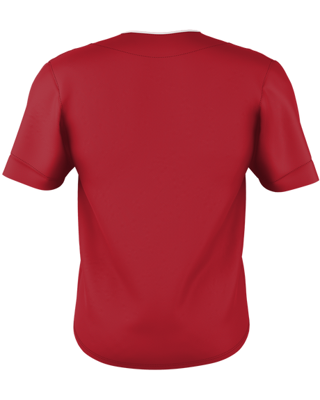 Alleson Youth Two Button Mesh Baseball Jersey With Piping Alleson