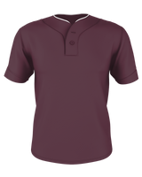 Alleson Youth Two Button Mesh Baseball Jersey With Piping Alleson