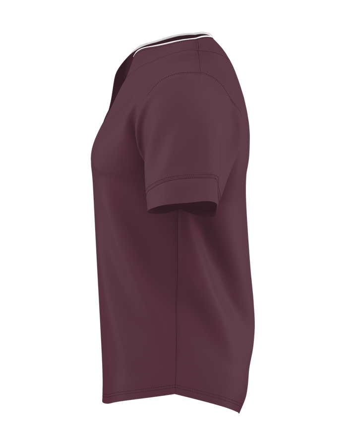 Alleson Youth Two Button Mesh Baseball Jersey With Piping Alleson
