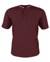 Alleson Youth Two Button Mesh Baseball Jersey With Piping Alleson