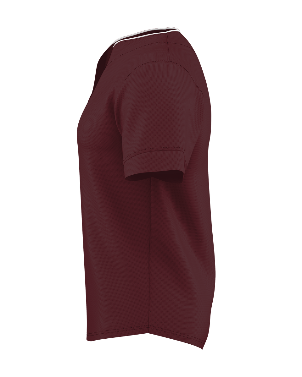 Alleson Youth Two Button Mesh Baseball Jersey With Piping Alleson