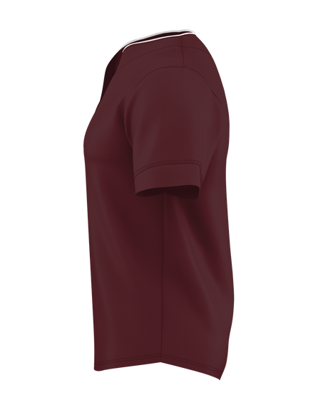 Alleson Youth Two Button Mesh Baseball Jersey With Piping Alleson