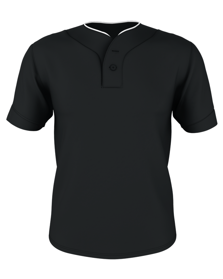 Alleson Youth Two Button Mesh Baseball Jersey With Piping Alleson