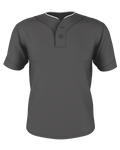 Alleson Youth Two Button Mesh Baseball Jersey With Piping Alleson