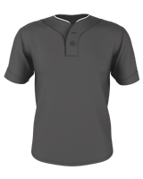 Alleson Youth Two Button Mesh Baseball Jersey With Piping Alleson