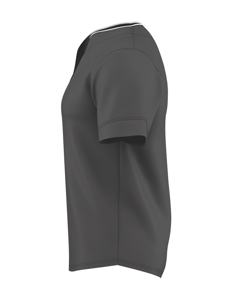 Alleson Youth Two Button Mesh Baseball Jersey With Piping Alleson