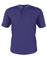 Alleson Youth Two Button Mesh Baseball Jersey With Piping Alleson