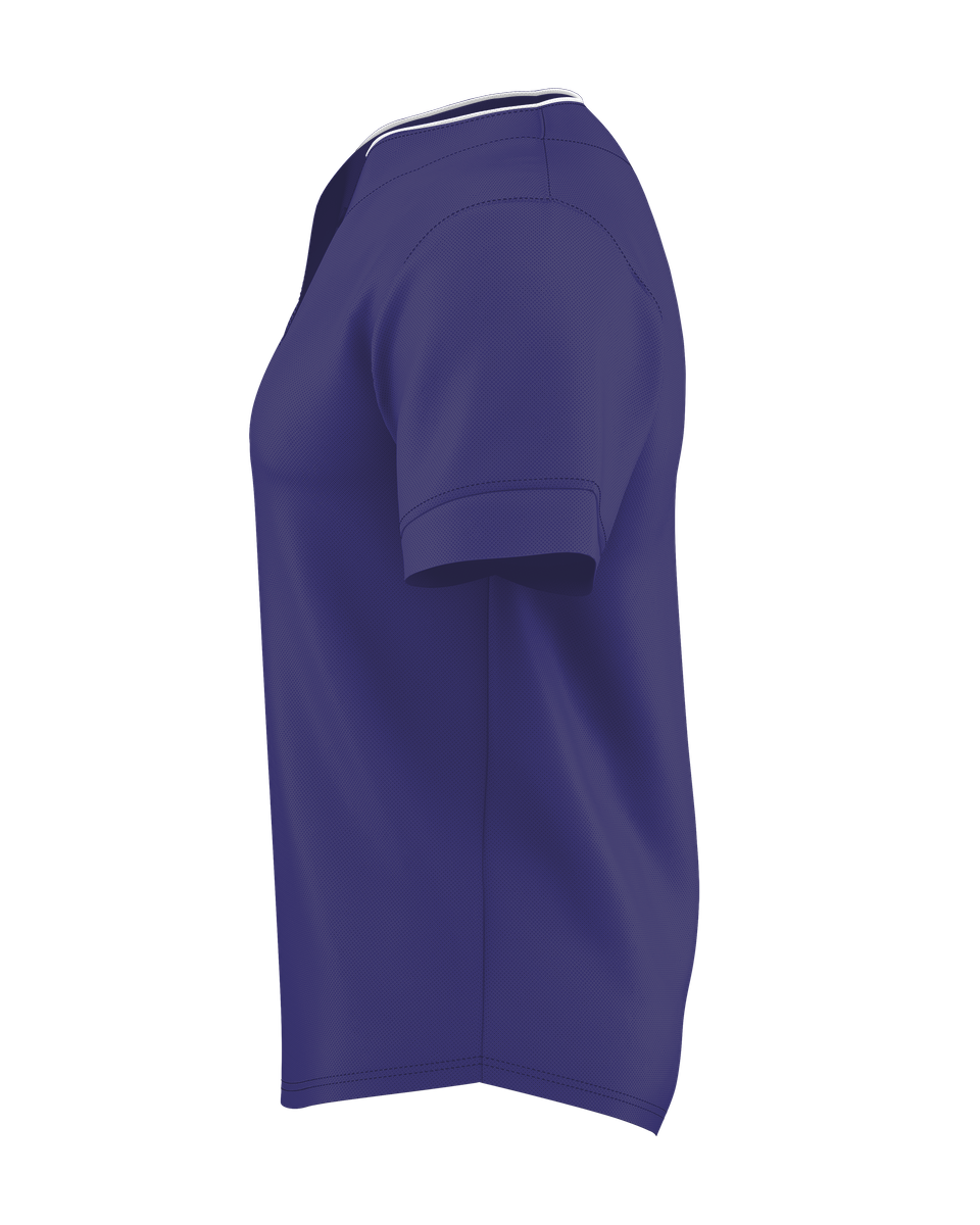 Alleson Youth Two Button Mesh Baseball Jersey With Piping Alleson