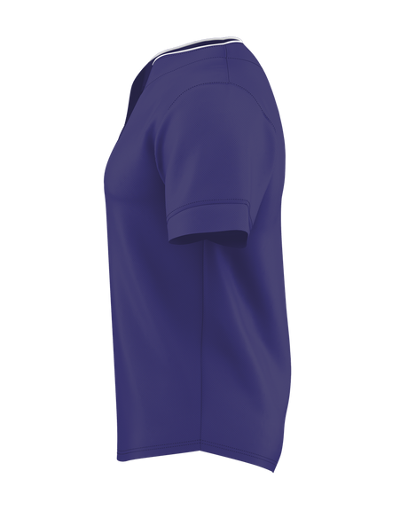 Alleson Youth Two Button Mesh Baseball Jersey With Piping Alleson